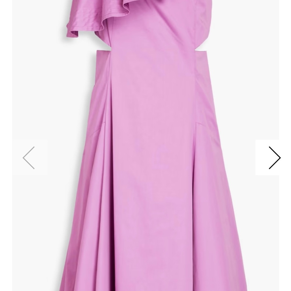 Veronica Beard Vibrant Pink Asymmetrical Dress